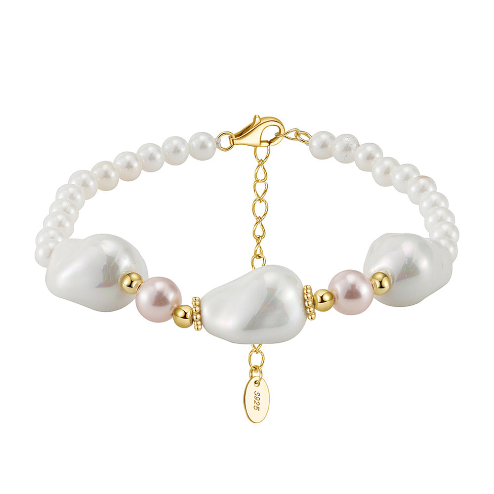 Natural Shell Pearl Bracelet