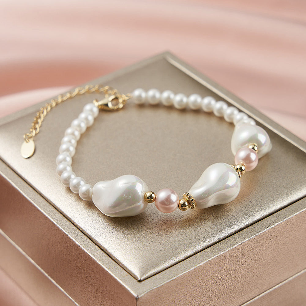Natural Shell Pearl Bracelet