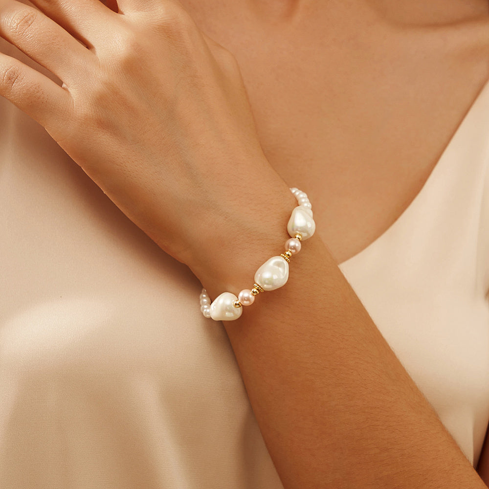 Natural Shell Pearl Bracelet