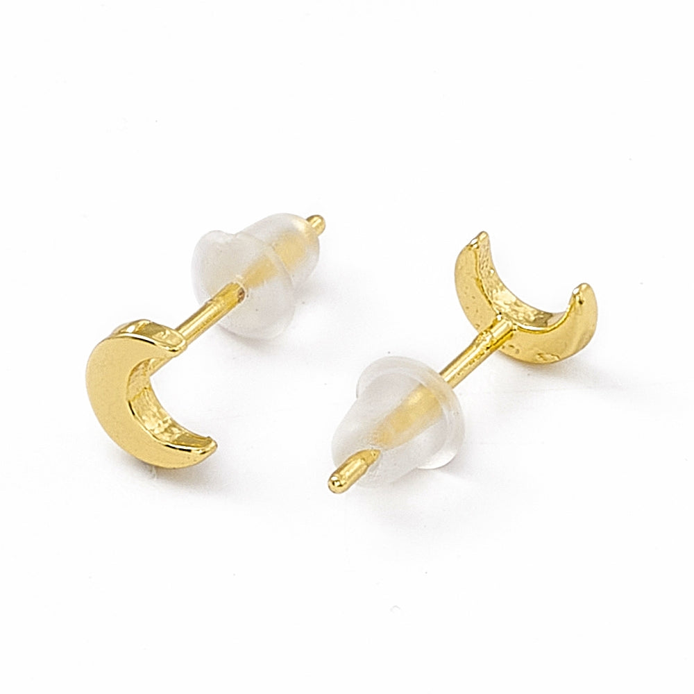Moon Stud Earrings