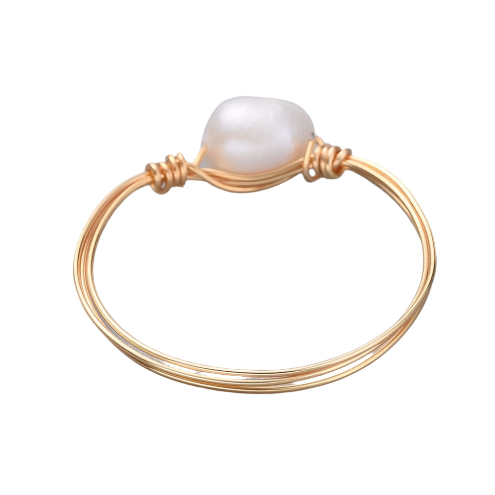 Eco-Friendly Natural Freshwater Pearl Ring