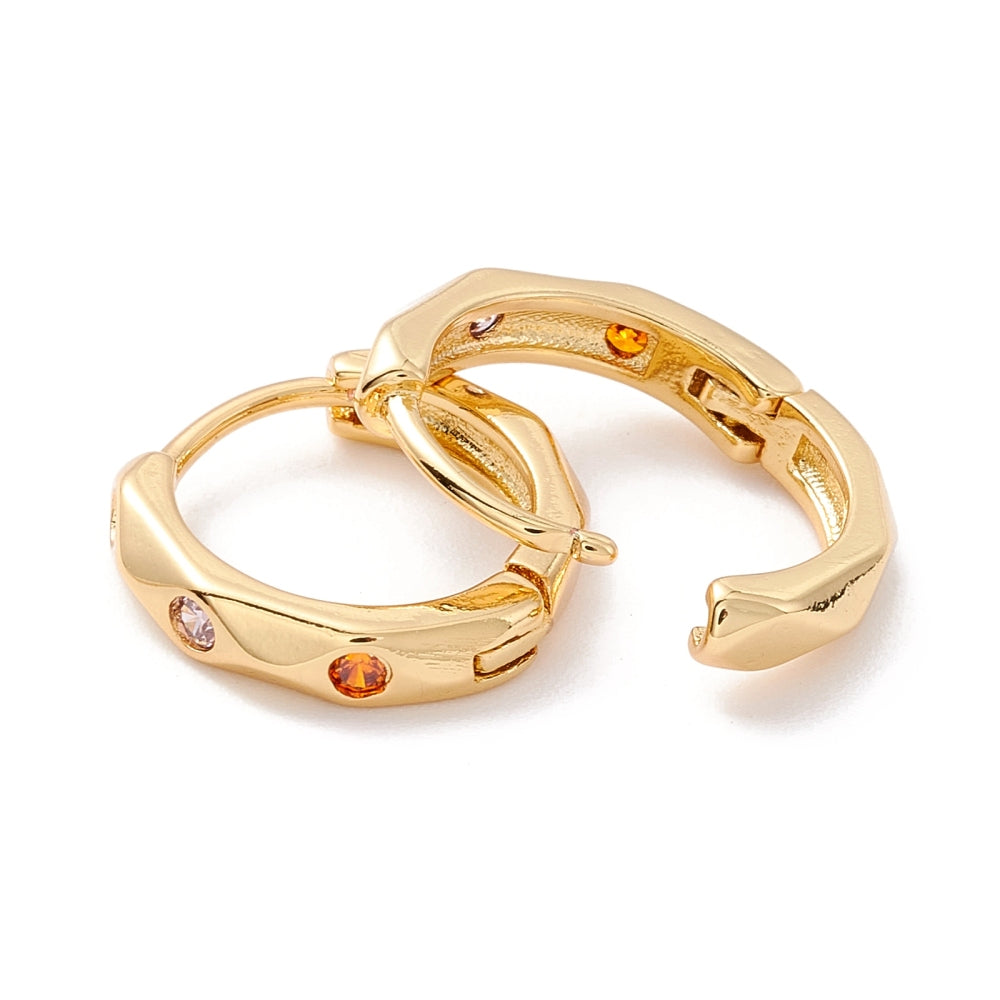 Colourful Huggie Hoop Earrings