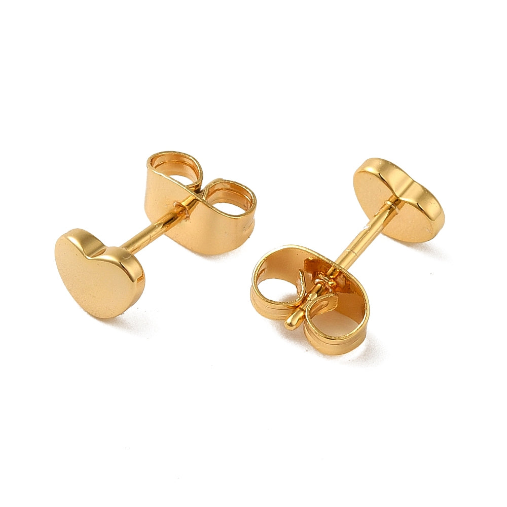 Heart Stud Earrings