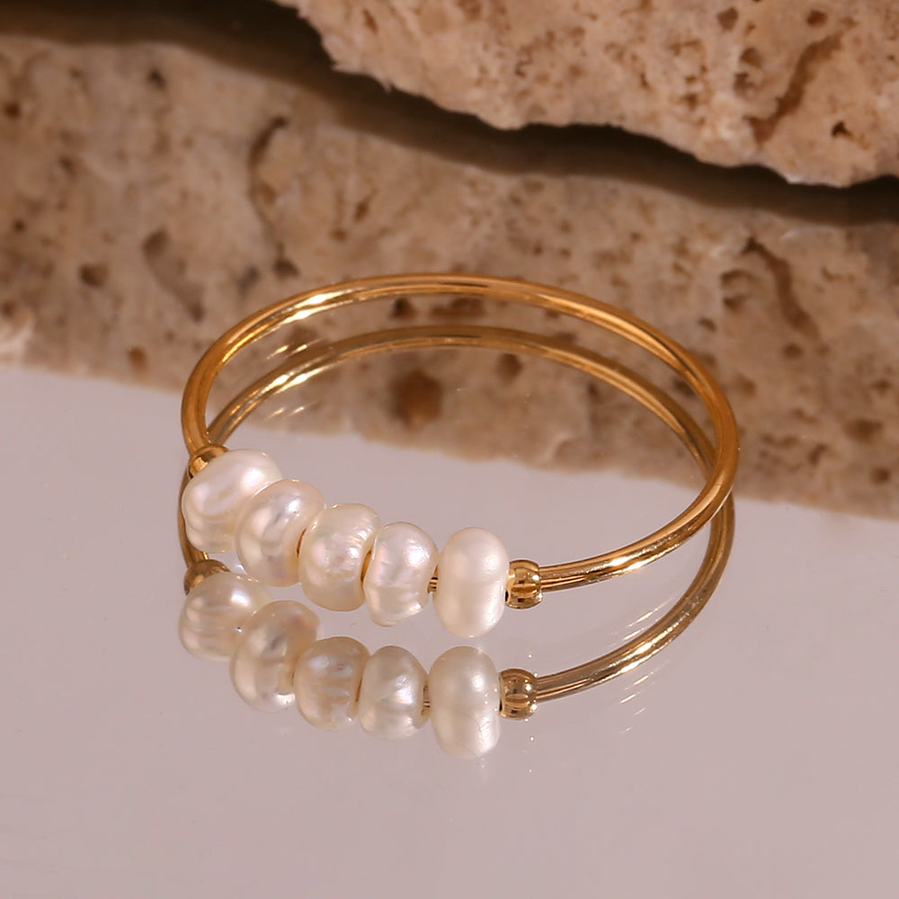 Stackable Freshwater Pearl Ring