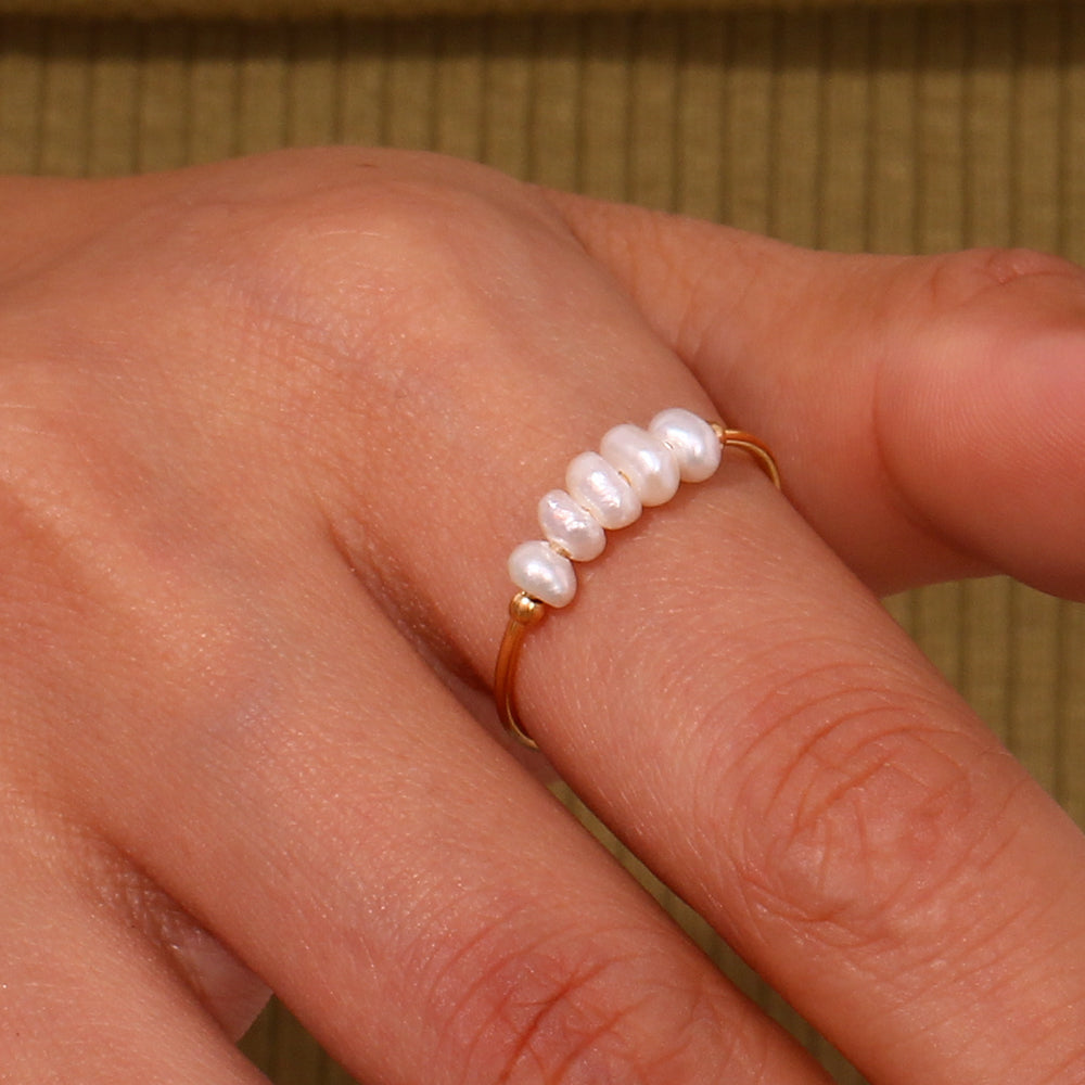 Stackable Freshwater Pearl Ring