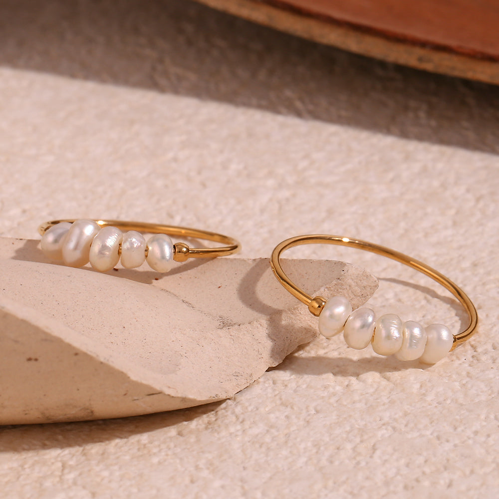 Stackable Freshwater Pearl Ring