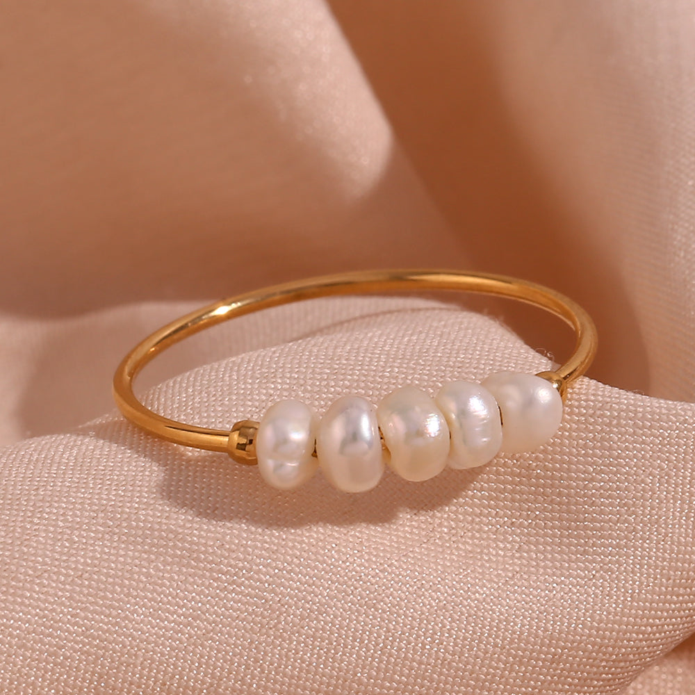 Stackable Freshwater Pearl Ring