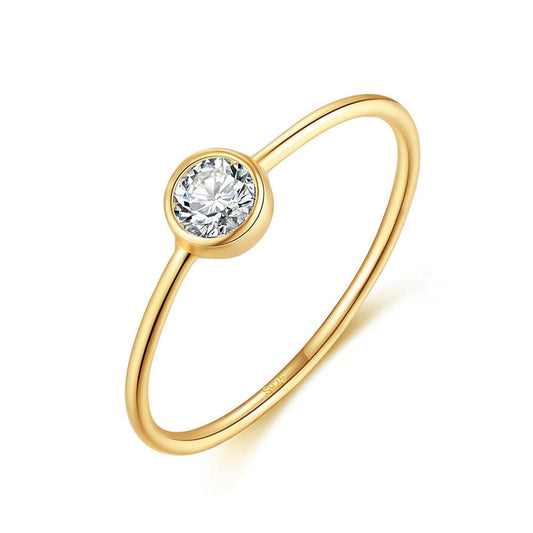 Dainty Solitaire Ring