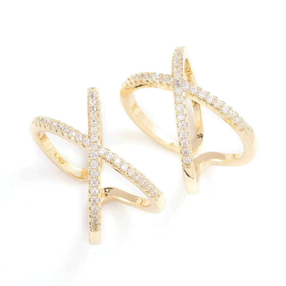 Large Chunky Criss Cross Ring