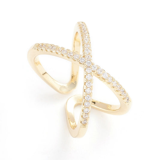 Large Chunky Criss Cross Ring
