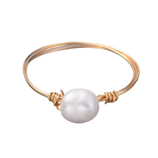 Eco-Friendly Natural Freshwater Pearl Ring